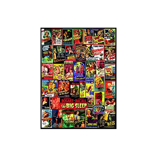 Puzzle Dino Carteles de Películas Vintage de 2000 Piezas Puzzle Dino Carteles de Películas Vintage de 2000 Piezas