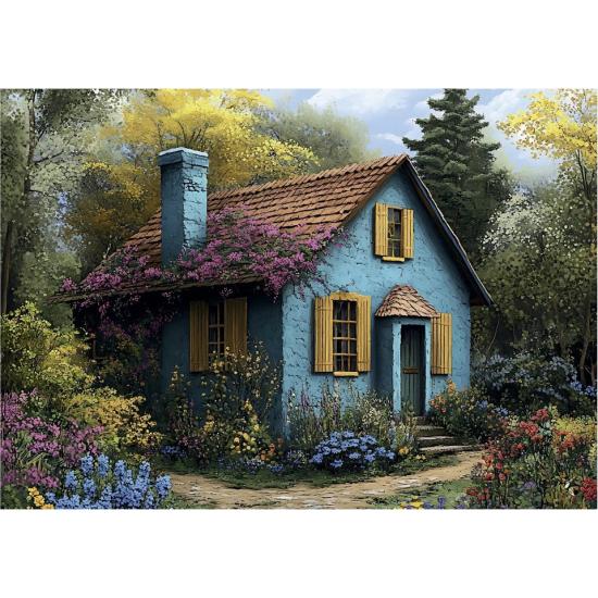 Puzzle Dino Casa Azul de 500 Piezas
