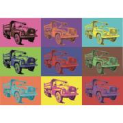 Puzzle Dino Camión Trata Pop Art de 1000 Piezas