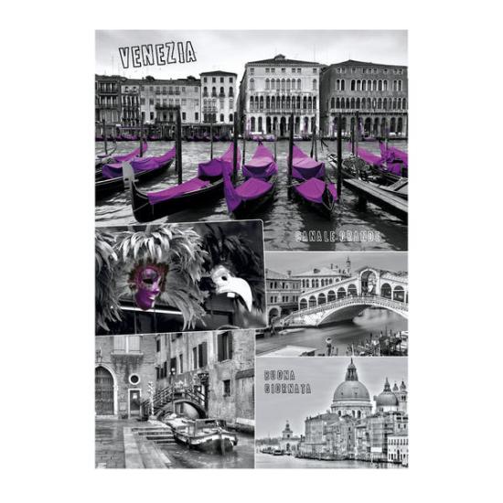 Puzzle Dino Collage de Venecia de 1000 Piezas