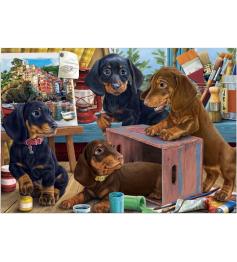 Puzzle Dino Duchshunds XXL de 300 Piezas