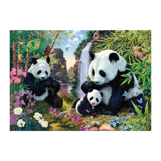 Puzzle Dino Familia de Osos Pandas de 1000 Piezas Puzzle Dino Familia de Osos Pandas de 1000 Piezas