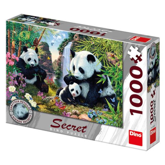 Puzzle Dino Familia de Osos Pandas de 1000 Piezas Puzzle Dino Familia de Osos Pandas de 1000 Piezas