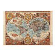 Puzzle Dino Mapa del Mundo Antiguo de 500 Piezas