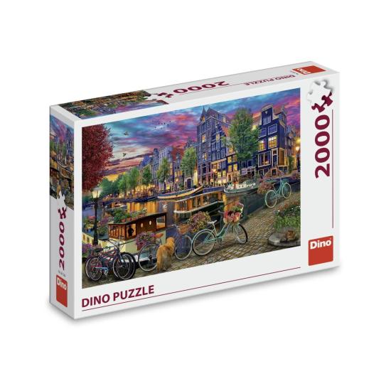 Puzzle Dino Ámsterdam Pintado de 2000 Piezas