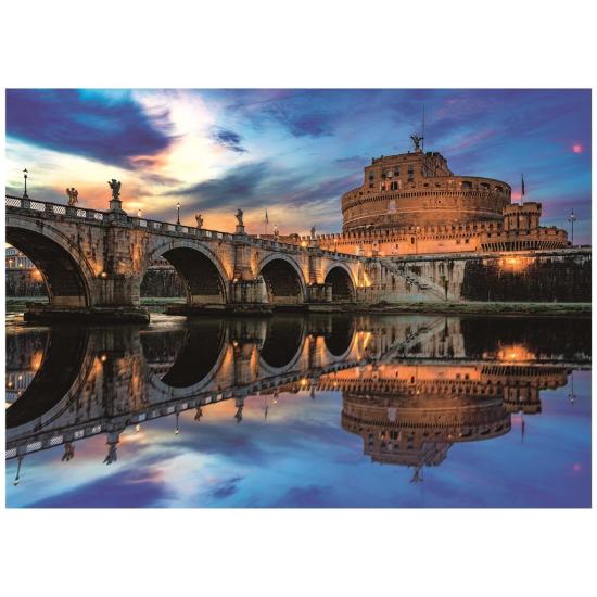 Puzzle Dino Neón Castel Sant'Angelo de 1000 Piezas