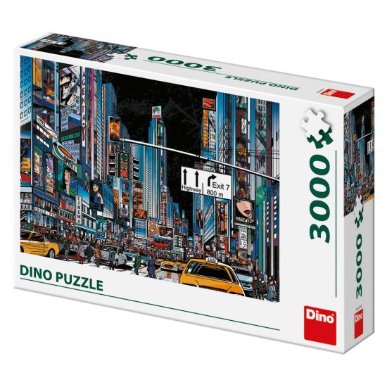 Puzzle Dino Noche en Nueva York de 3000 Piezas