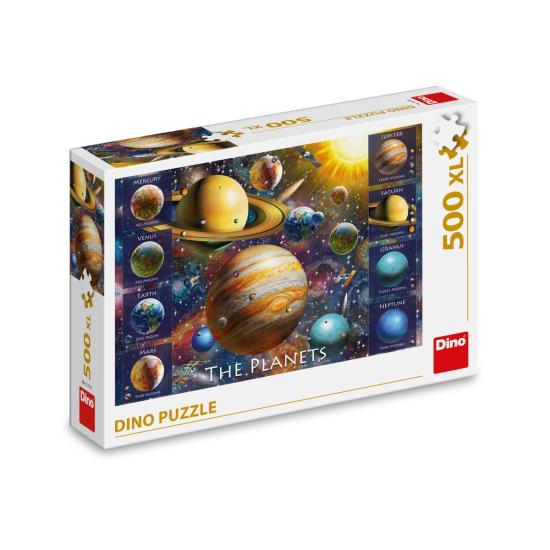 Puzzle Dino Ocho Planetas XXL de 500 Piezas