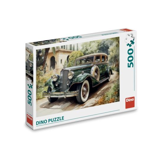 Puzzle Dino Rolls-Royce Verde de 500 Piezas