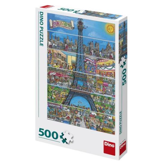 Puzzle Dino Torre Eiffel de 500 Piezas