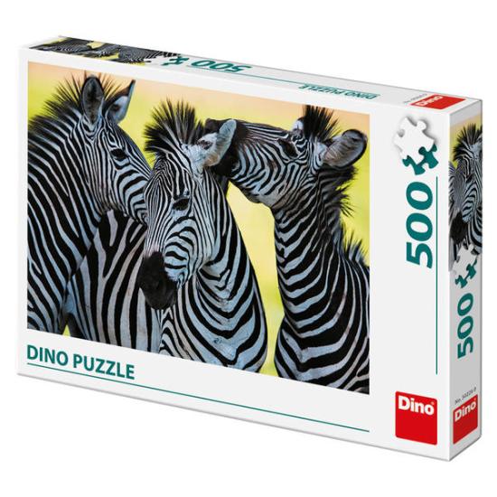 Puzzle Dino Tres Cebras de 500 Piezas