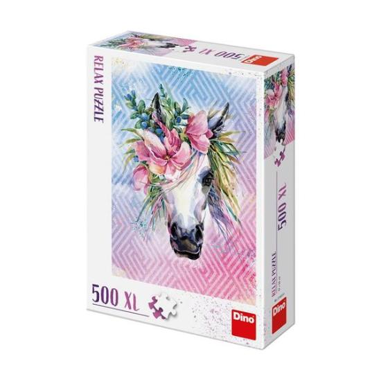Puzzle Dino Unicornio XXL de 500 Piezas
