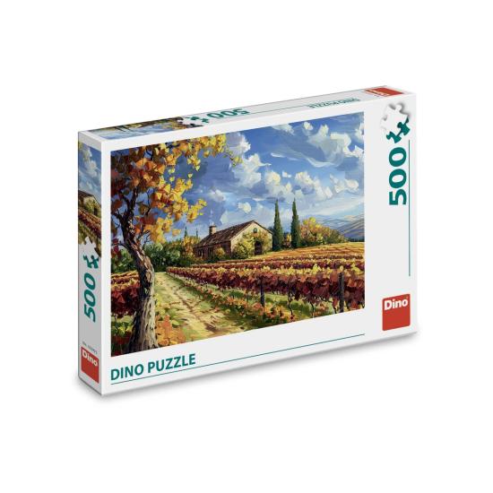 Puzzle Dino Viñedo Pintado de 500 Piezas