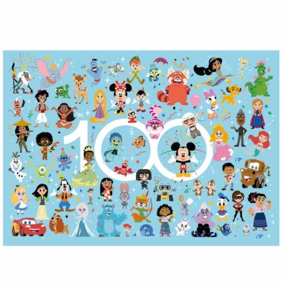 Puzzle Educa 100 Aniversario Disney de 100 Piezas