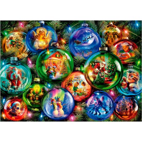 Puzzle Educa Adornos de Navidad de 500 Piezas