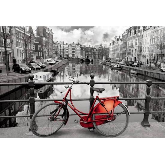 Puzzle Educa Amsterdam, La Bicicleta Roja de 3000 Piezas