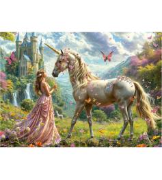 Puzzle Educa Hadas Unicornios y Mariposas de 500 Piezas