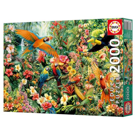 Puzzle Educa Aves del Amazonas de 2000 Piezas