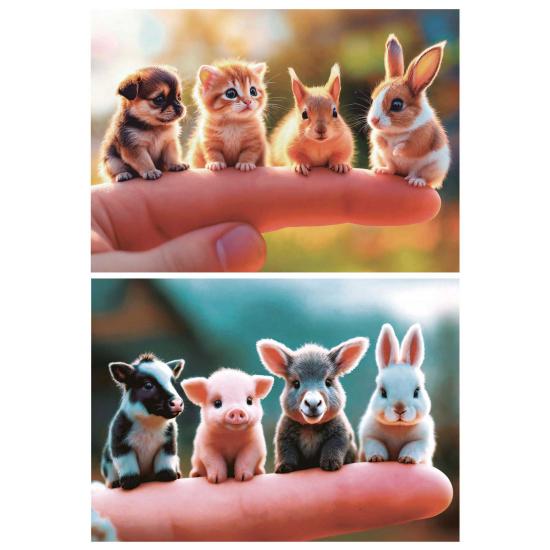 Puzzle Educa Bebés Animales de 2 x 20 Piezas Puzzle Educa Bebés Animales de 2 x 20 Piezas