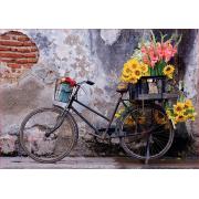 Puzzle Educa Bicicleta con Flores de 500 Piezas