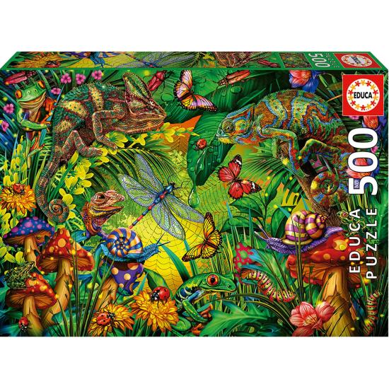 Puzzle Educa Bosque de Colores de 500 Piezas