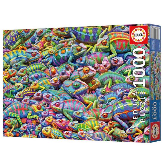 Puzzle Educa Caos Camaleónico de 1000 Piezas