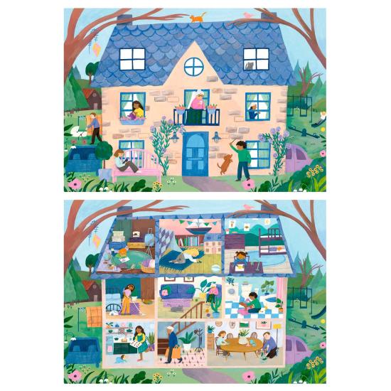 Puzzle Educa Casa Inside-Out de 2 x 100 Piezas Puzzle Educa Casa Inside-Out de 2 x 100 Piezas
