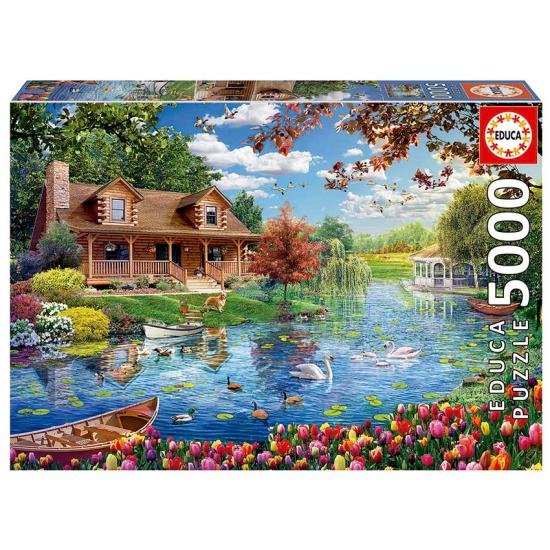 Comprar Puzzle Educa Casita el Lago de 5000 Piezas - Educa-19056