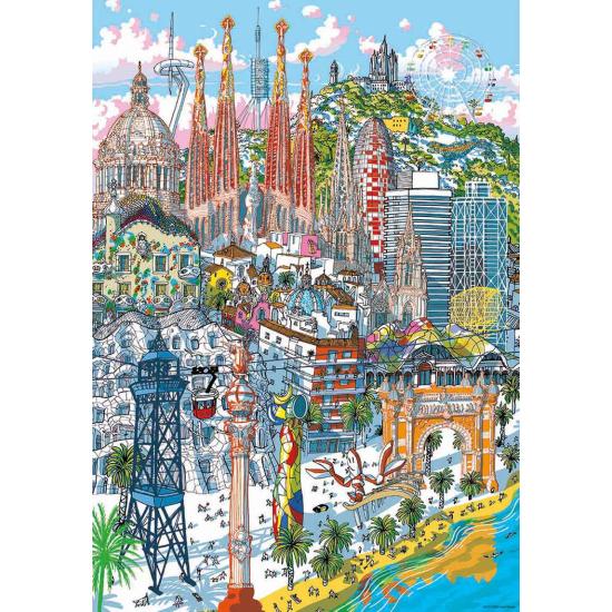 Puzzle Educa City Barcelona de 200 Piezas