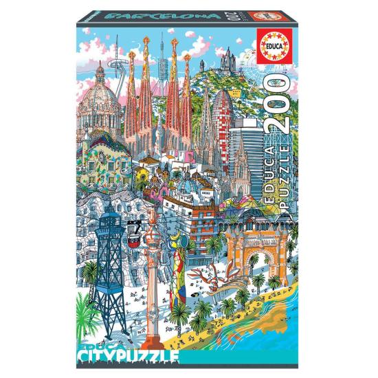 Puzzle Educa City Barcelona de 200 Piezas