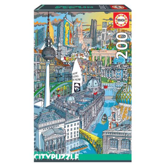 Puzzle Educa City Berlin de 200 Piezas