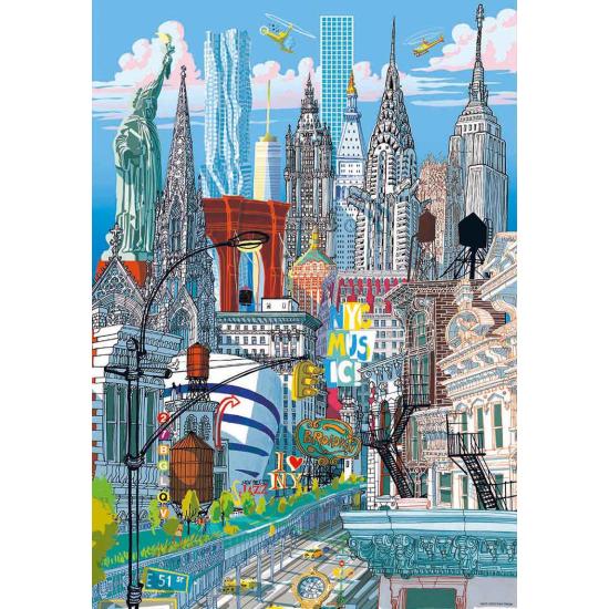Puzzle Educa City New York de 200 Piezas