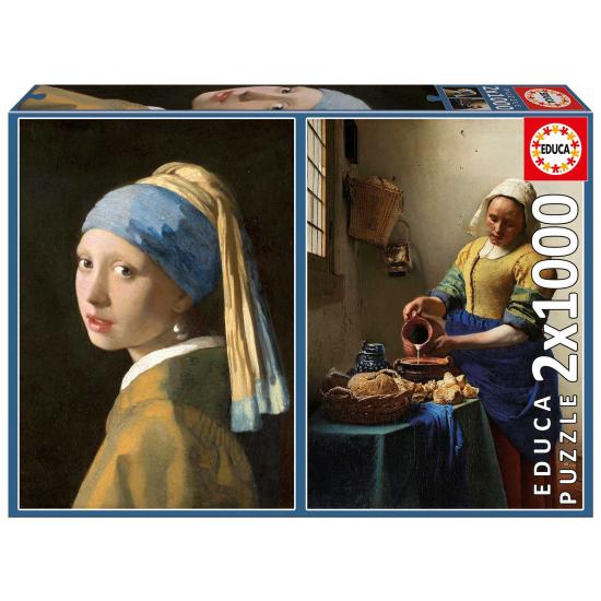 Puzzle Educa Colección Jan Vermeer de 2x1000 Piezas