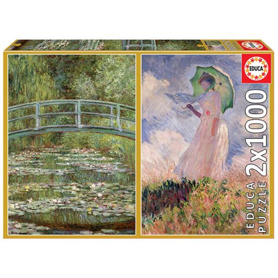 Puzzle Educa Colección Monet de 2 x1000 Piezas Puzzle Educa Colección Monet de 2 x1000 Piezas