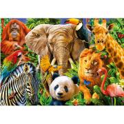 Puzzle Educa Collage de Animales Salvajes de 500 Piezas