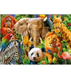 Puzzle Educa Collage de Animales Salvajes de 500 Piezas