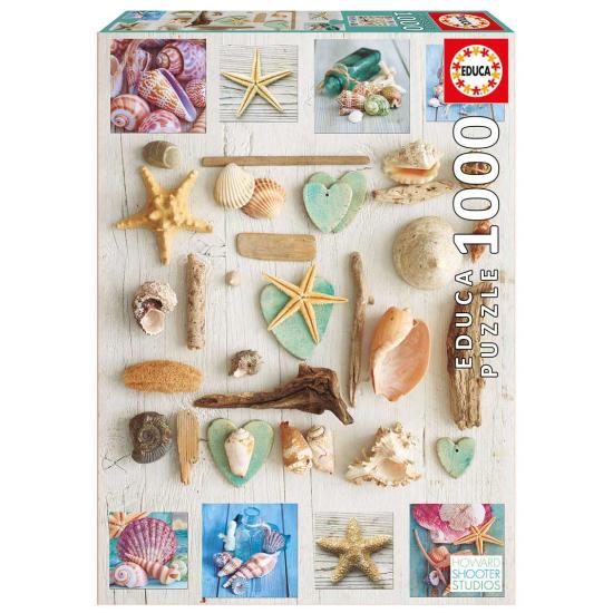 Puzzle Educa Collage de Caracolas de 1000 Piezas Puzzle Educa Collage de Caracolas de 1000 Piezas