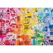 Puzzle Educa Collage de Colores de 500 Piezas