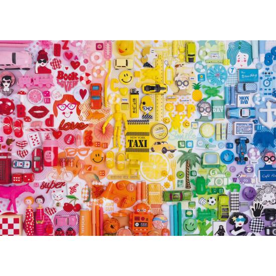 Puzzle Educa Collage de Colores de 500 Piezas