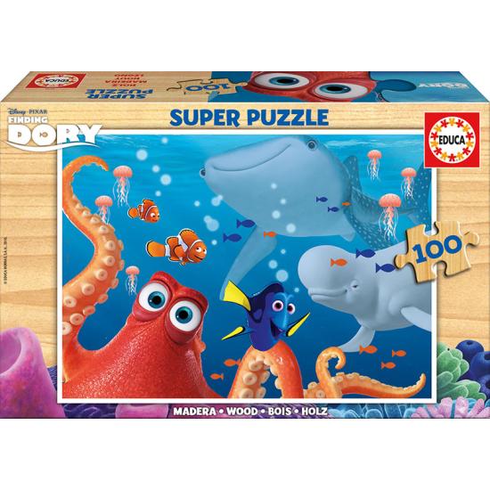 Puzzle Educa de Madera Buscando a Dory de 100 Piezas Puzzle Educa de Madera Buscando a Dory de 100 Piezas