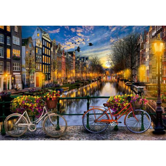 Puzzle Educa Desde Amsterdam con Amor de 2000 Piezas