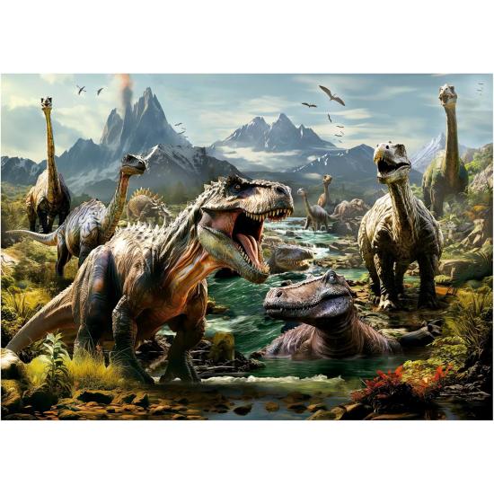 Puzzle Educa Dinosaurios Feroces de 1000 Piezas Puzzle Educa Dinosaurios Feroces de 1000 Piezas