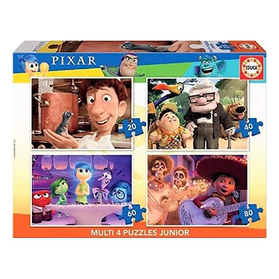 Puzzle Educa Disney Pixar Multi Progresivo 20+40+60+80 pzs