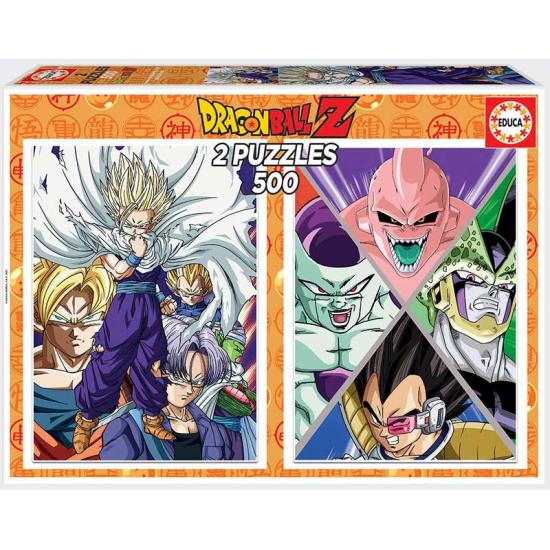 Puzzle Educa Dragon Ball Z de 2 x 500 Piezas