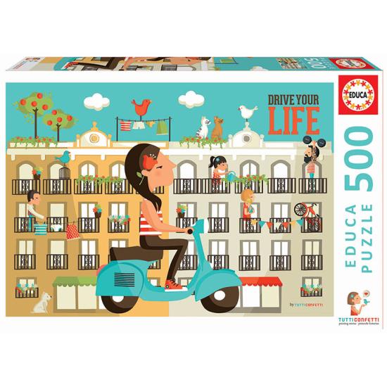 Puzzle Educa Drive your Life de 500 Piezas