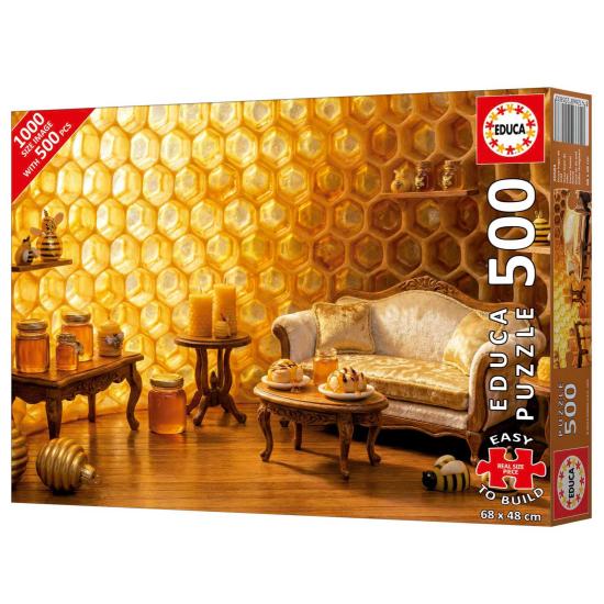 Puzzle Educa Dulce Hogar de Miel de XXL 500 Pzs