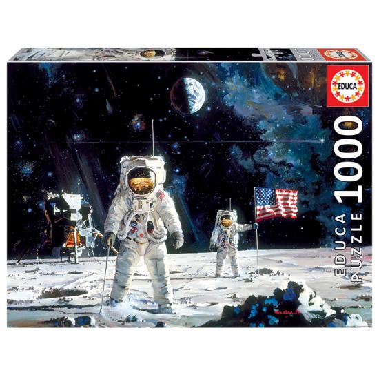 Puzzle Educa El Primer Hombre en la Luna de 1000 Piezas Puzzle Educa El Primer Hombre en la Luna de 1000 Piezas