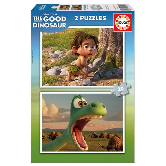 Puzzle Educa El Viaje de Arlo, Good Dinosaur 2 x 20 Piezas