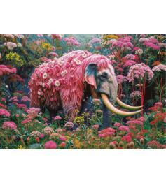 Puzzle Educa Elefante Floral de 1000 Piezas