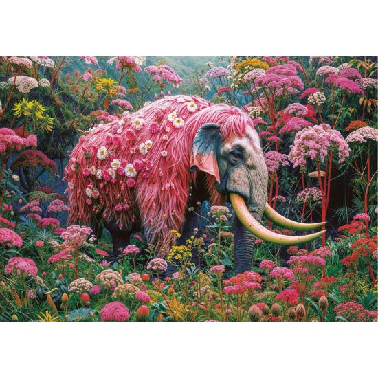 Puzzle Educa Elefante Floral de XXL 500 Pzs